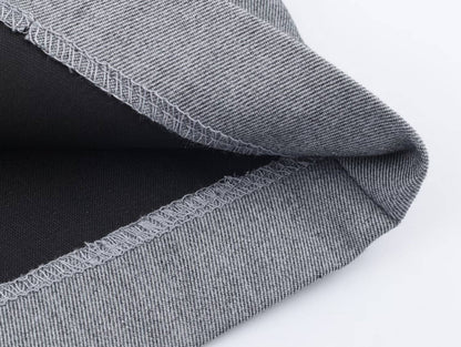 DiYiG WOMAN 2025 autumn new fashion vest fake two-piece effect dress chic round neck sleeveless mini skirt Vestidos Mujer