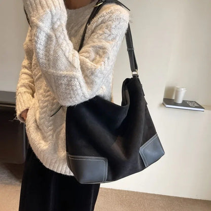 Shoulder Bags Trendy Women's Soft PU Shoulder Bags Solid Color Ladies Casual Style Spring Handbag Big Handbags Crossbody Bags
