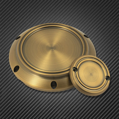 Conjunto de tampa de tempo Derby de 6 furos de motocicleta bronze para Harley Sportster XL 883 1200 72 48 Nightster Roadster Iron Custom