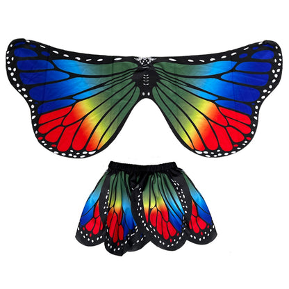 Butterfly Cosplay Wings Costumes Girl Performance Accessories Halloween Carnival Props Wing For Girls Boys Cloak Party Ccarnival