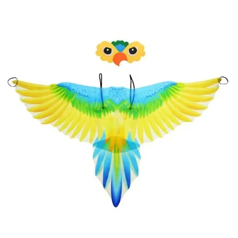 Parrot Wings Cloak Costume Bird Cape Carnival Costume for Masquerade Halloween Carnival Performance Fancy Dress