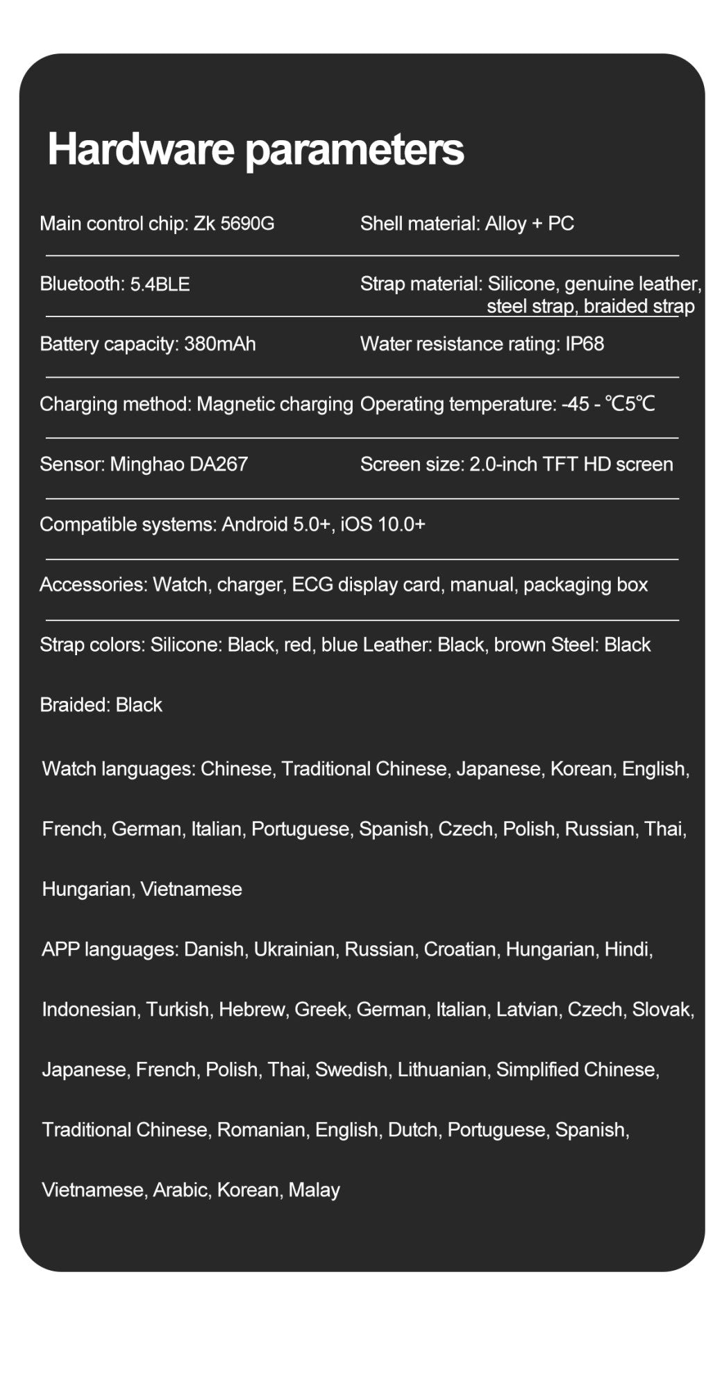 Smartwatches 2025: Novo ECG+PPG, relógio feminino e masculino, ácido úrico, pressão arterial, oxigênio no sangue, análise corporal, gordura corporal, chamadas BT, lanterna de LED.