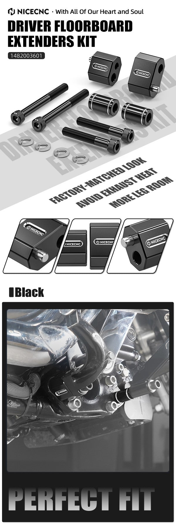 Para Harley Street Glide/Road Glide Special Kit Extensores de Plataforma de Condutor Road King Special CVO Road Glide FLHRXS Electra Glide