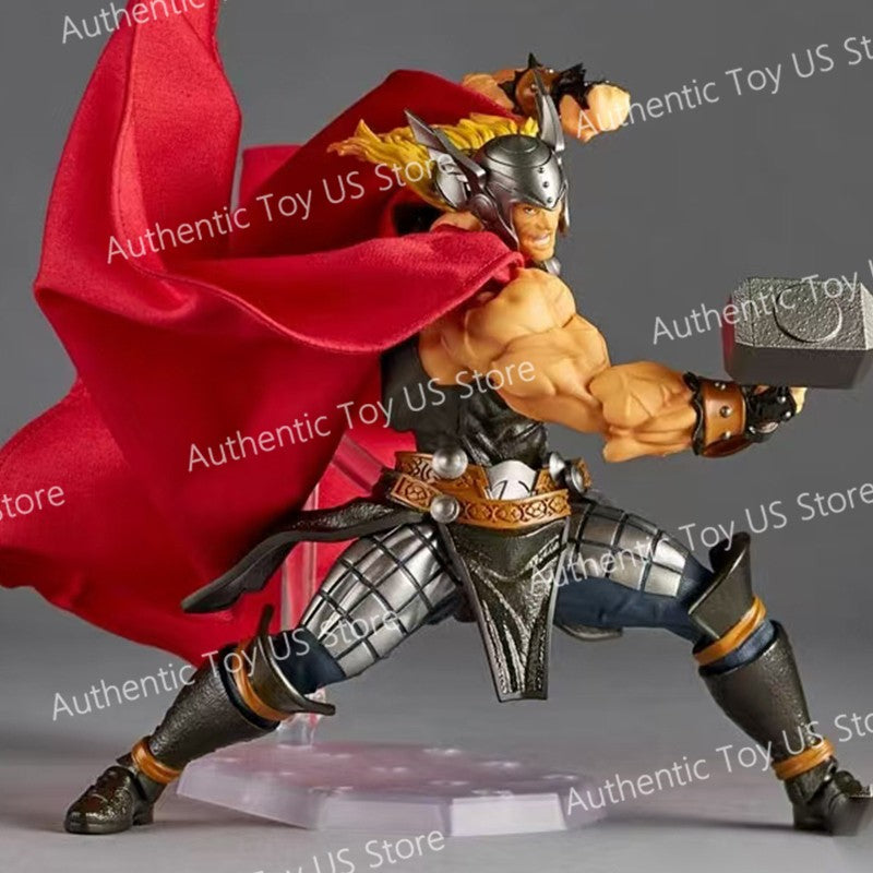 AC Toys New First Batch Thor Anime Figurine Amazing Yamaguchi Revoltech Kaiyodo Anime Action Figure Collectible Model Gift Toy