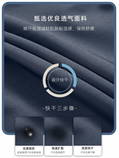 Men's running vest and shorts set with mesh design: breathable, comfortable, quick-drying, a two-piece suit for sports and fitne