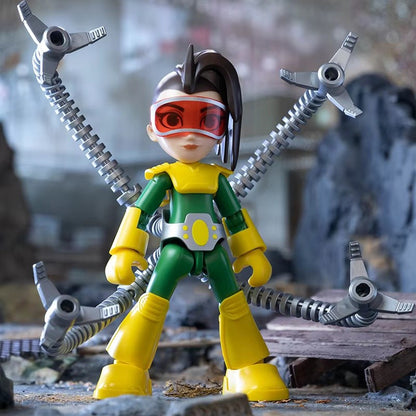 Em estoque, Blokees Genuínos Marvel Spidey Amazing Friend Homem-Aranha Miles Homem-Formiga Boneco Anime Action Figure Colecionáveis Brinquedos Modelo