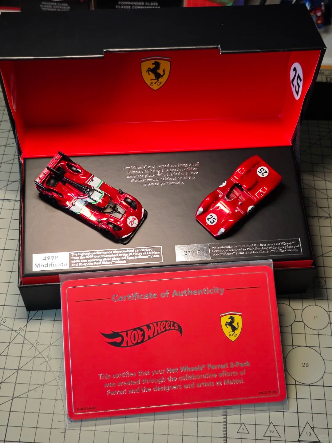 Hot Wheels Premium Ferrari Laferrari Raro Colecionável Carro Esportivo Modelo Sf90 Ferrari 365 Veículo de Brinquedo de Liga Fundido