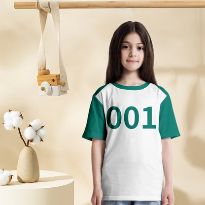 Number Tracksuit Player 456 333 001 Games Disguise Caarnival Party Clothes Calamari Game Cosplay Costume Popular Game Sweatshirt