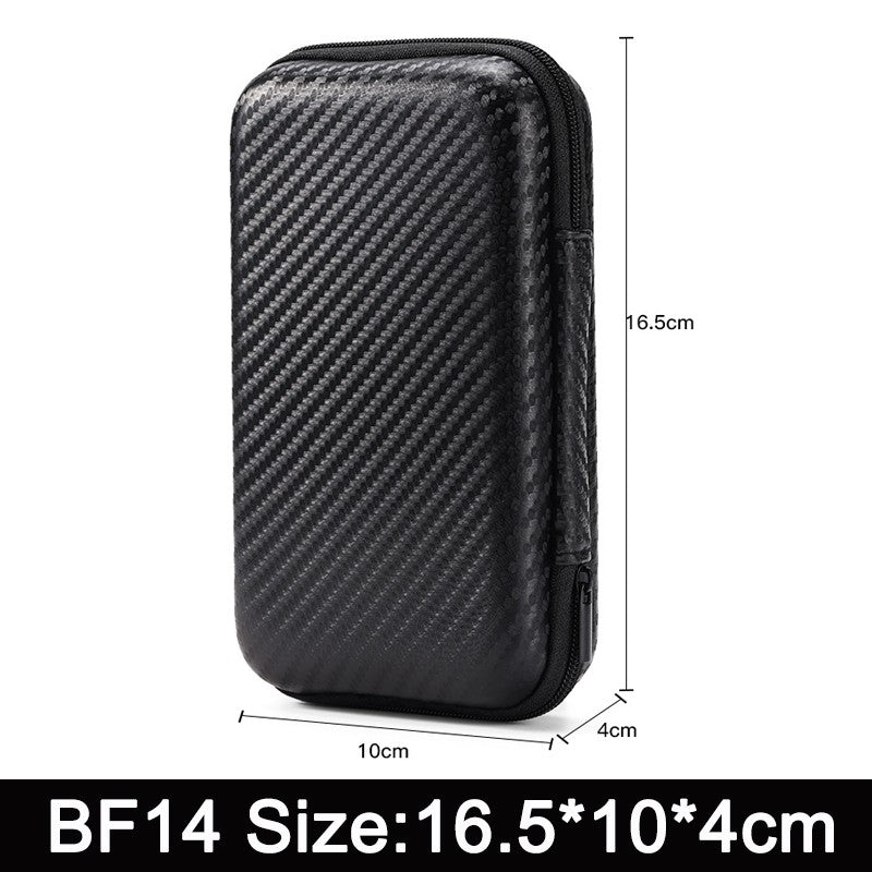 Earphone Data Storage Bag Oval Square Rectangle Cable Organizer Bags Mini Zipper Pouch Tech Gadgets Portable Charger U Disk Case