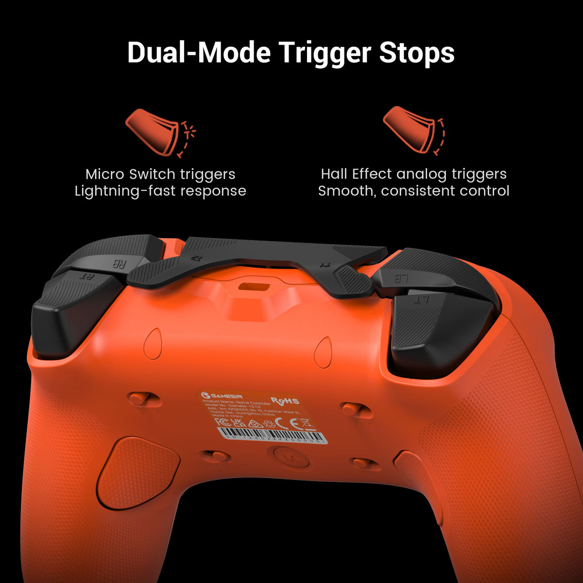 GameSir T3 CE Tarantula 8k Wired Controller Custom TMR Joystick Omron Micro Switches for Steam Switch Android PC Gamepad