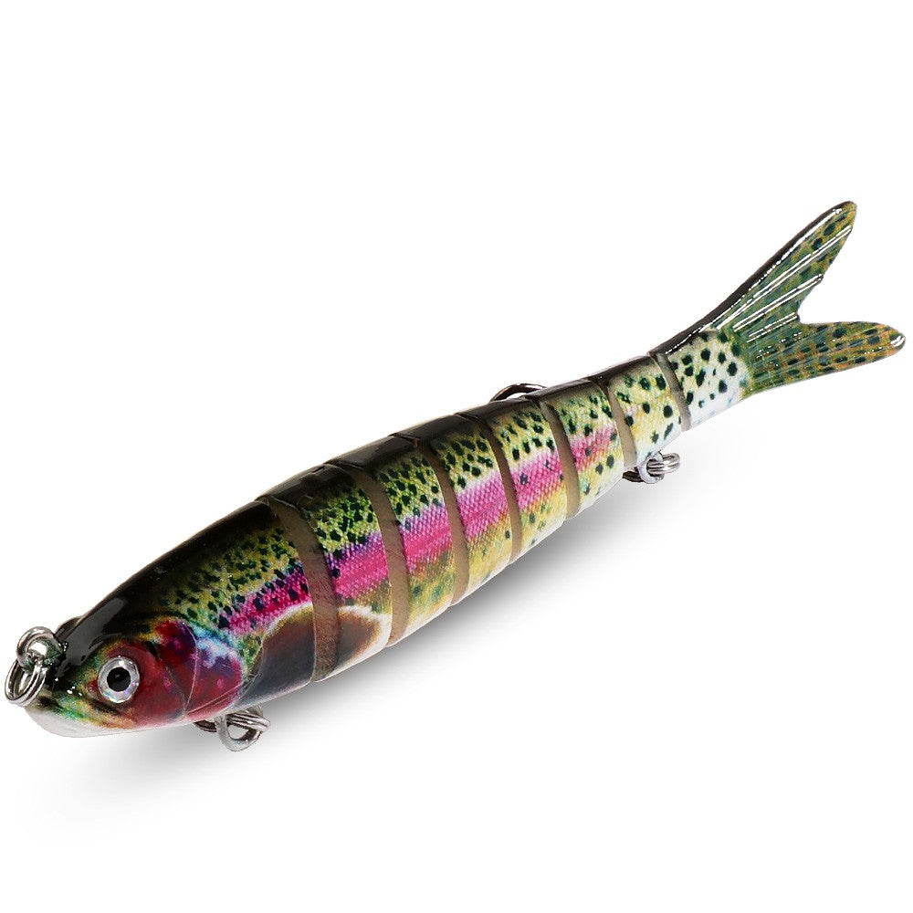 Isca Swimbait 11g 16g 27g Multi Articulada Lenta Afundante Segmentada Biônica Natação Pesca Baixo Anzol Triplo Pesca de Carpa Isca Dura