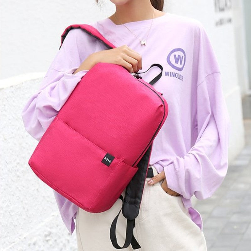 Mochila Casual Unissex para Viagem e Escola, para Laptop, Mochila Estudantil Multicores