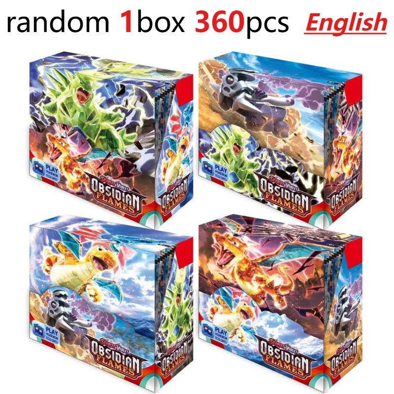 Divertido 360 Cartas Pokémon TCG Escarlate e Violeta Evoluções Prismáticas 151 Prism 36 Pacotes Caixa de Booster Pokémon Carta Colecionável