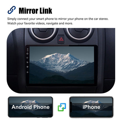 Rádio Automotivo Android 15 Para Nissan Qashqai Rogue 2008-2013 Multimídia Player GPS Navegação Carplay Android Auto 4G WIFI