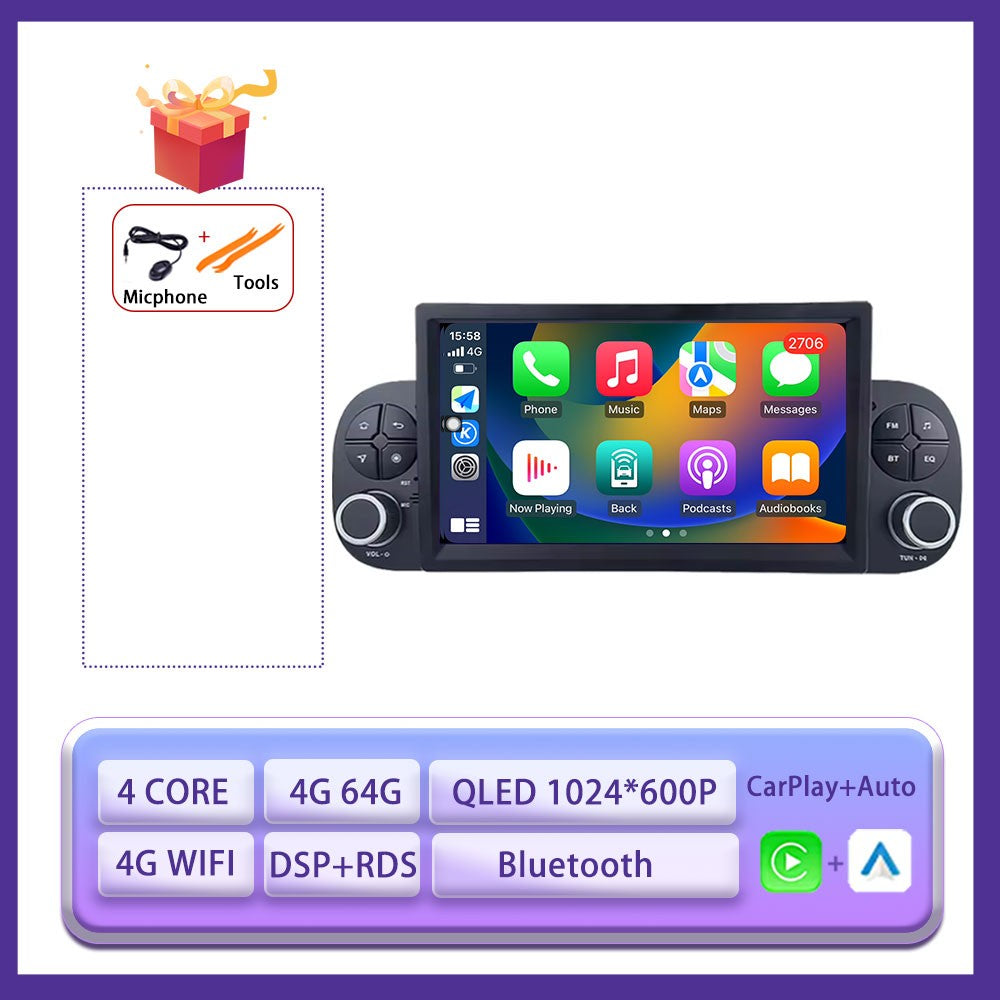 7" 4G Para FIAT Panda 2013 2014 - 2020 Carro Carplay Auto Android Rádio Navegação GPS Multimídia Player de Vídeo 4G WIFI DSP