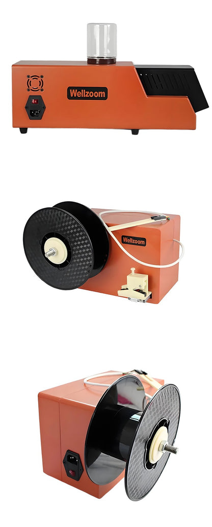 Desktop 3D Filament Maker Machine Dual Size Extruder for 1.75mm/3mm PLA ABS Consumables Speed Adjustable for Printing Consumable