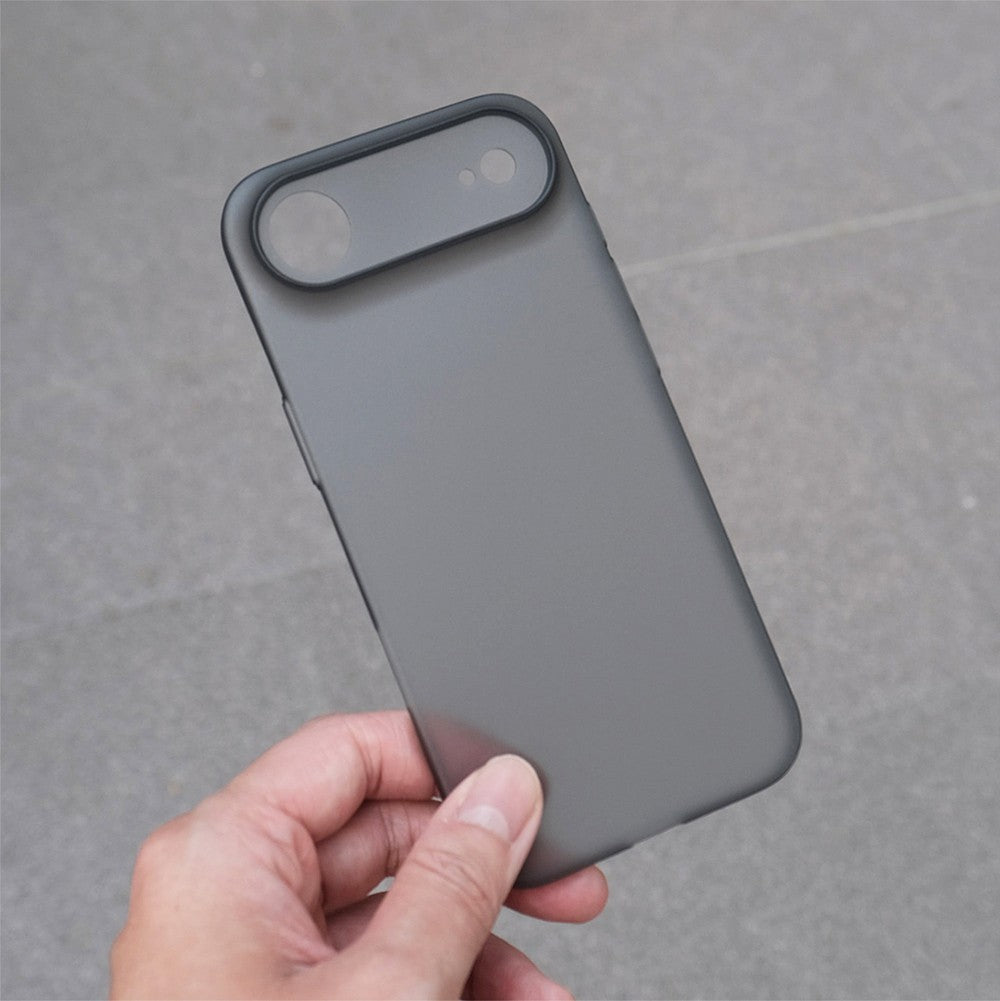 Capa Dura Ultrafina 0,3mm Para iPhone Air 17 16 Pro Max Plus 16E Translúcida Fosca Preta Fina PP Para iPhone17ProMax 16Pro
