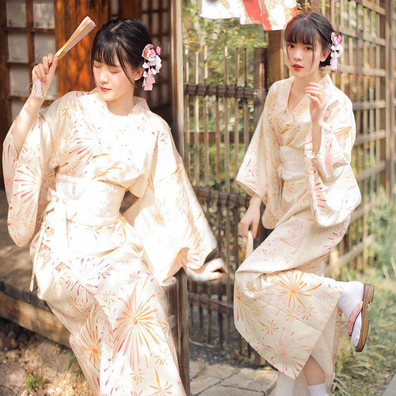 Fashion Photography Clothes Party Dress Japanese Kimono Cosplay Yukata Women Clothing Traditional Ethnic Style Streetwear Stage