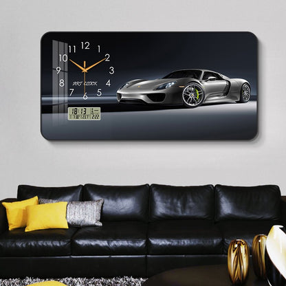 Car Clock Living Room Creative E-sports Room Silent Clock Auto Repair Beauty Shop Personality Art Decorative Painting Wall Clock
