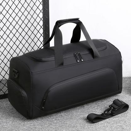 Sports Gym Bag, Large Capacity Handbag,Portable Travel Duffel Bag, Multi-compartment with Shoes Storage,Perfect for Vacation,Gym