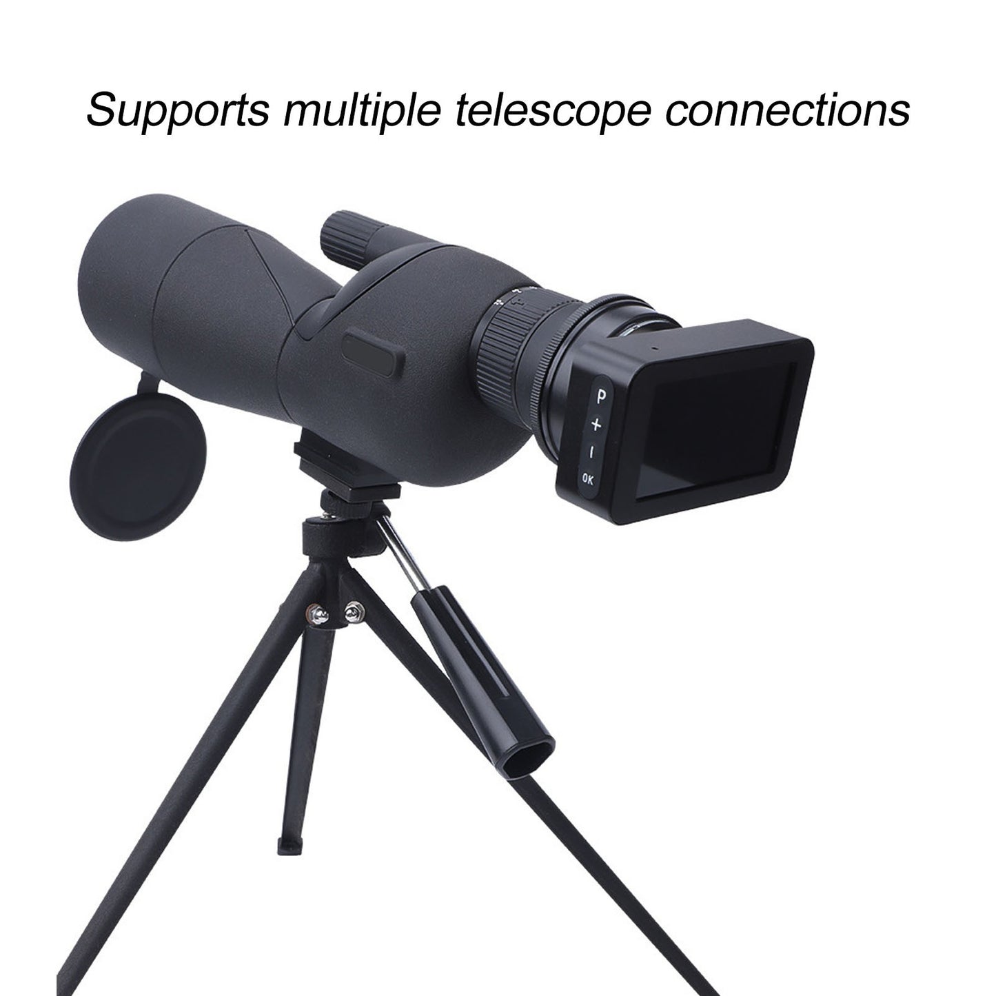 Câmera de Ocular de Telescópio para Astronomia 4K 3 Polegadas Display Colorido Ocular Eletrônica Astrofotografia Observação Planetária e de Aves