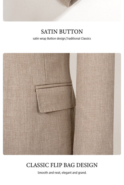 ST Cassy new 2 buttons on suit modern design mens office wear blazer coustime homme luxe Bead edge craftsmanship