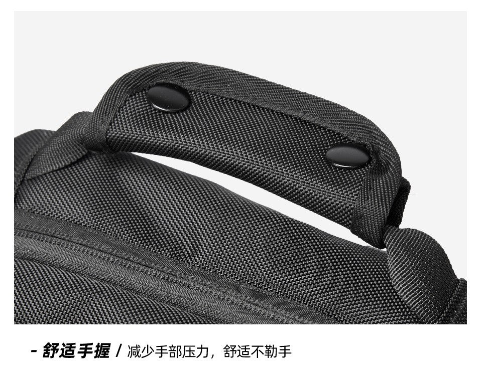 Simple Style Waterproof Large Capacity Men Travel Backpack Black Brown Outdoors Knapsack 16 Inch Laptop Teenagers School Bag