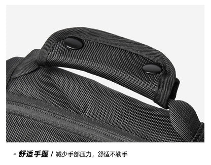 Simple Style Waterproof Large Capacity Men Travel Backpack Black Brown Outdoors Knapsack 16 Inch Laptop Teenagers School Bag