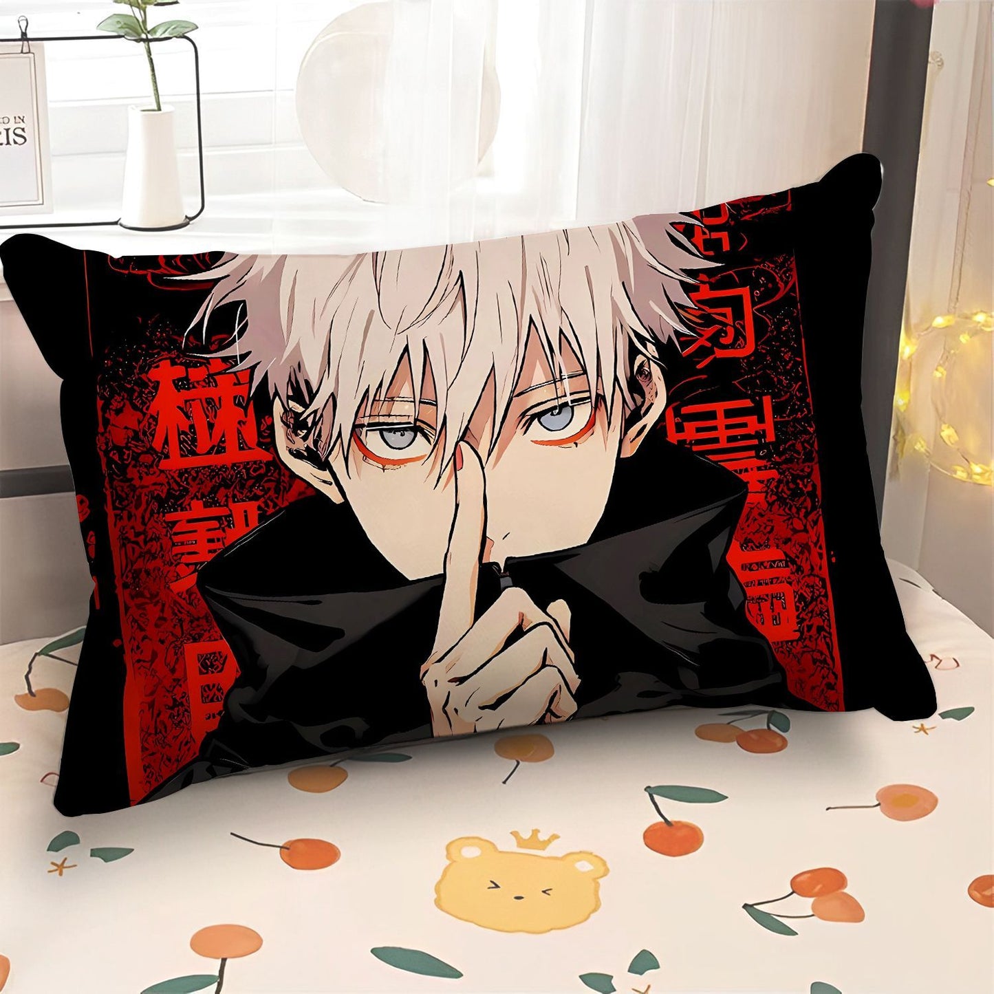 Jujutsu Kaisen peripheral pillow double side pillowcase Cartoon anime Itadori Yuji bedroom bed pillow Gojo Satoru soft pillow