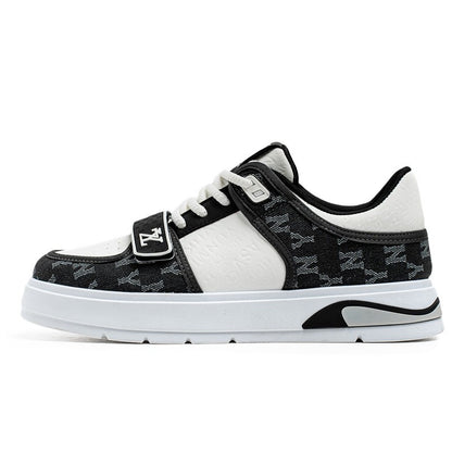 Tênis Masculino Azul da Moda 2025 Calçados Streetwear Hip Hop Tênis Casual Primavera Skate Tênis de Grife de Luxo Masculino