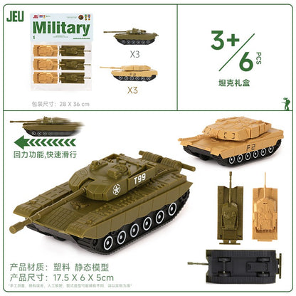 ViiKONDO Bonecos Soldados Exército Brinquedos Modelo Veículo Militar Acessórios Jogo de Guerra Tanque Radar Lançador de Mísseis Artilharia Caça Quartel Ponte