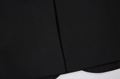 Autumn Winter Mens Fashion Metal Trim Suit Jacket Trendy Brand Solid Color Handsome Hong Kong Style Business Blazer Coat