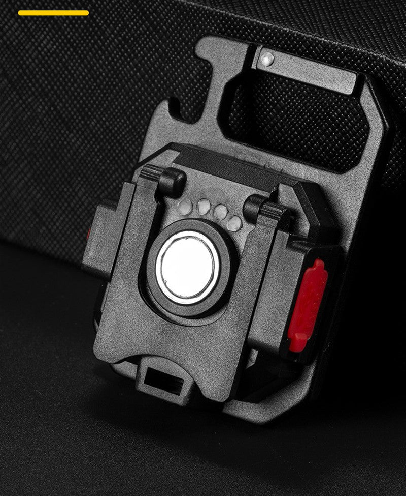 AmmToo Mini LED Flashlight Magnetic COB Outdoor Camping Pocket Work Light 800 Lumens USB Rechargeable 7 Modes Spotlights