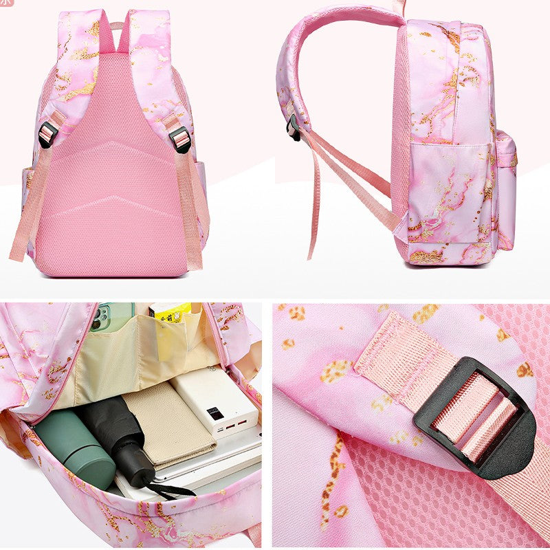 3pcs Disney Stitch Backpack Lunch Bag Pencil Case Set Anime Cartoon Fashion Schoolbag Suit Students New Semester School Supplies