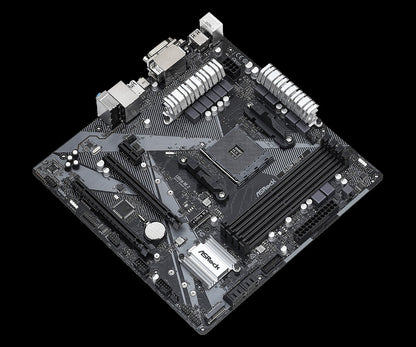 Placa-mãe ASRock B450 B450M B450M Pro4-F R2.0 Placa-mãe AM4 DDR4 128GB CPU usada Ryzen 5 5600 5600G R7 5700 5600 5700 5800