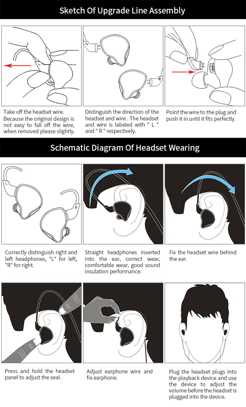 KZ ZST Wired Earphone Detachable Cable In Ear Monitor Noice Cancelling Headset HiFi Music Sport Game Phone Earbuds Headphones