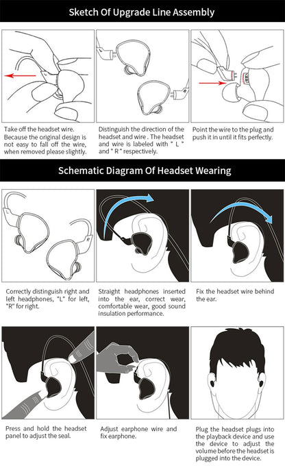 KZ ZST Wired Earphone Detachable Cable In Ear Monitor Noice Cancelling Headset HiFi Music Sport Game Phone Earbuds Headphones