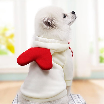 Roupas para Pets Cachorros Moletom com Capuz Fruta Casaco Quente Gato Suéter Fantasia de Inverno para Filhotes Cães de Pequeno Médio Grande Porte e Gatos