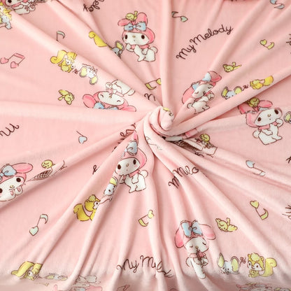 Sanrio Cute My Melody Warm Blanket Lovely Cartoon Printed Blanket For Office Dormitory Comfortable Nap Blanket Kawaii Sheet Girl