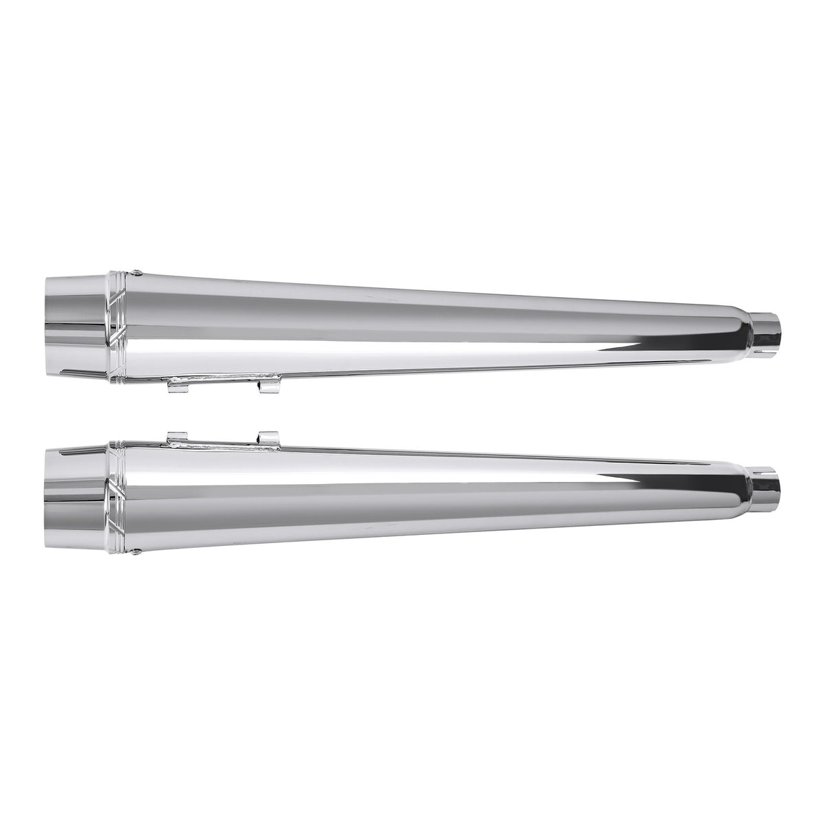 Motorcycle 4" Slip-on Mufflers Exhaust Pipes For Harley Touring Electra Street Glide 1995-2016