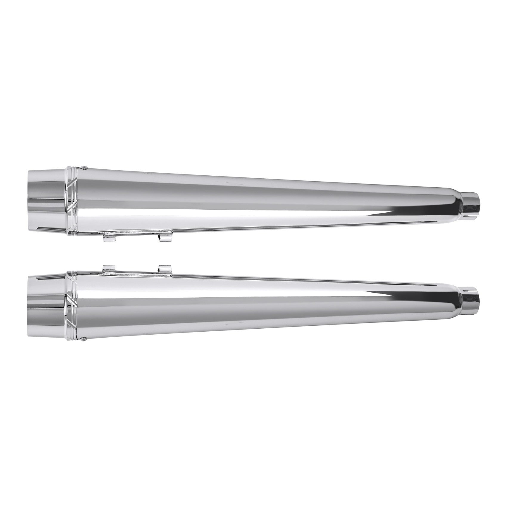 Motorcycle 4" Slip-on Mufflers Exhaust Pipes For Harley Touring Electra Street Glide 1995-2016