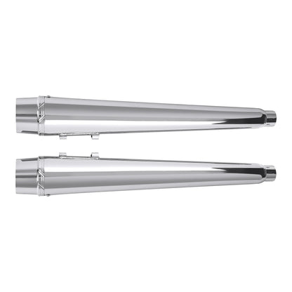Motorcycle 4" Slip-on Mufflers Exhaust Pipes For Harley Touring Electra Street Glide 1995-2016