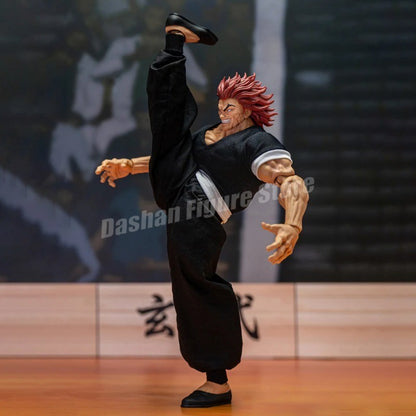 ST Baki Hanma Filho de Ogro Boneco de Ação Hanma Yuujiro Estatueta Ko Luta PVC Coleção Anime Yujiro Figuras Modelo Brinquedos Presentes
