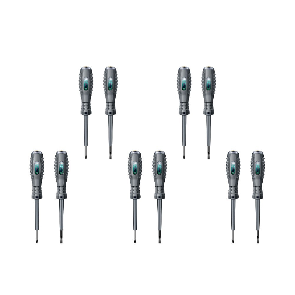 Chaves de fenda ANENG B05 de fenda/cruz Indicador de lâmpada neon Medidor Caneta elétrica Caneta testadora de bolso isolada para eletricistas Ferramentas