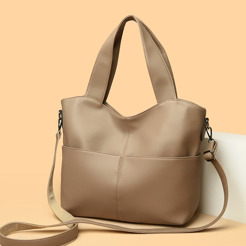 2 Sets Women Handbags Top Quality Pu Leather Luxury Large Capacity Tote Bag Ladies Crossbody Shoulder Bag Purses and HandbagsSac