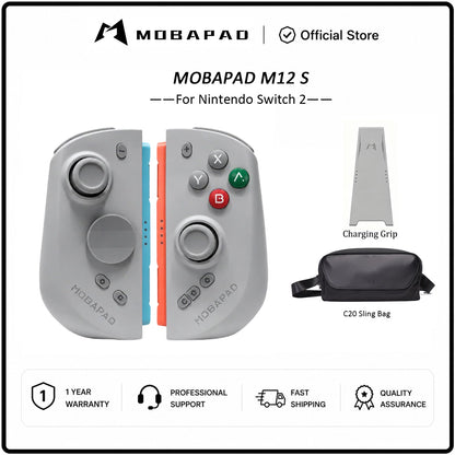 MOBAPAD M12 HD / M12 S Joypad for Nintendo Switch 2 with TMR Joystick HD Vibration Mechanical Buttons Remap Macro Gamepad