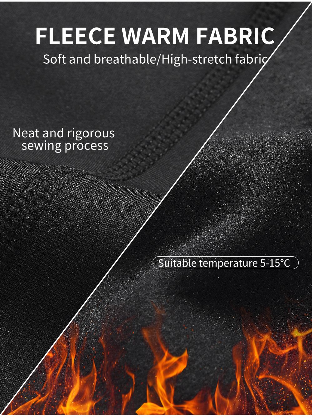 WOSAWE Men's Cycling Jersey Set Winter Fleece Cycling Jacket Pants Warm Long-sleeved Suit Bike Bicycle Jacket Riding Suit