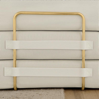 Convertible Sofa Bed, Modern Fold-Out Couch with Removable Backrest, Comfortable King Size Floor Sofa for Living Room &