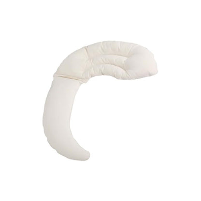 U13F Moon Shaped Baby Pillow Comfortable and Soft Infant Solid Color Pacify Pillow