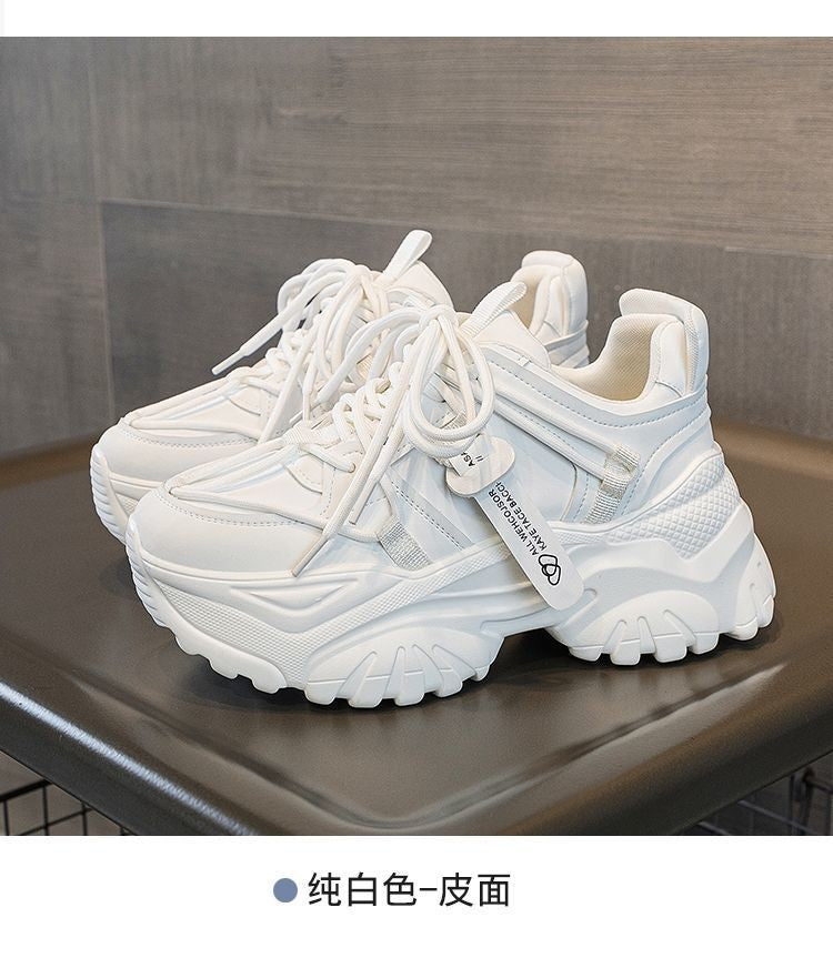 Women's Shoes Casual Shoes Spring Sneakers Platform Woman-shoes Tennis Female Fashion Thick Sole 2024 Roses Trainers Increased I